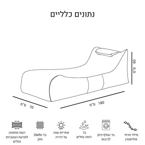 זוג פוף שיזוף והדום פסים בז