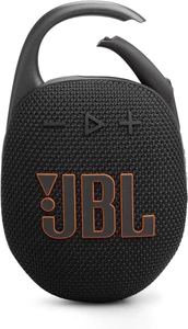 רמקול בלוטוס נייד JBL Clip 5 בצבע שחור - יבואן רשמי