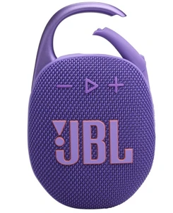 רמקול בלוטוס נייד JBL Clip 5 בצבע סגול - יבואן רשמי