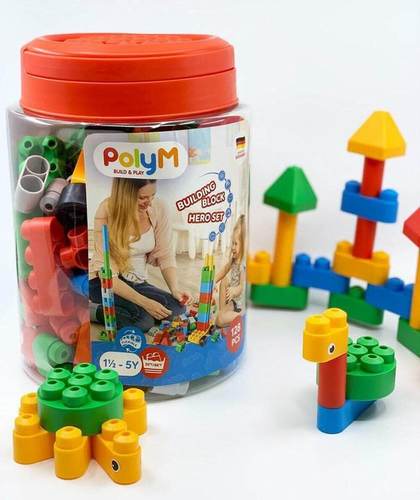 קוביות בנייה צבעוניות ובטיחותיות מבית Poly-M