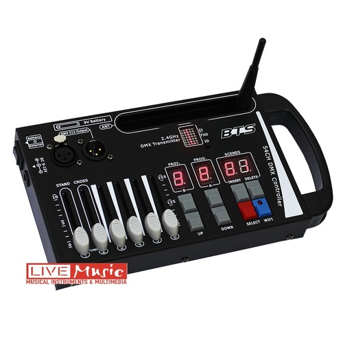 לוח פיקוד DMX-54 קומפקטי אלחוטי