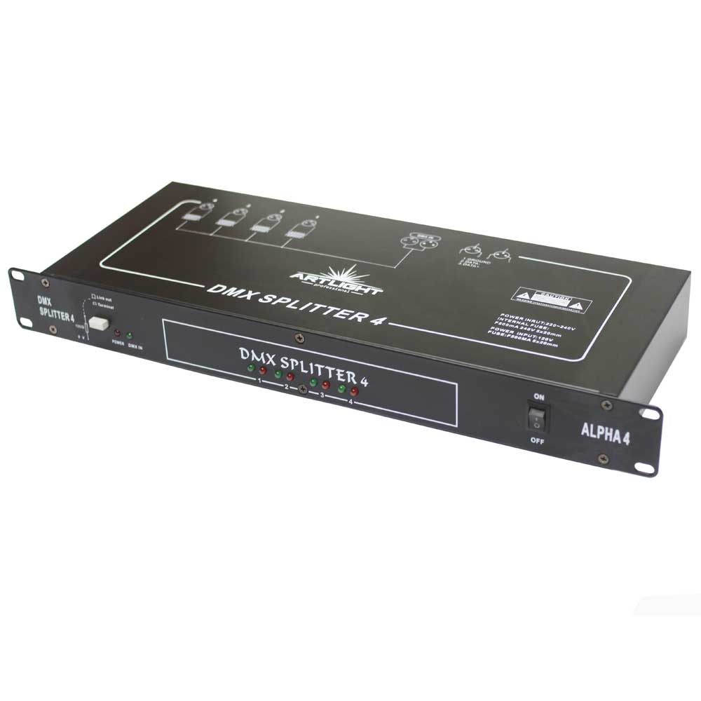 4-Way DMX Splitter