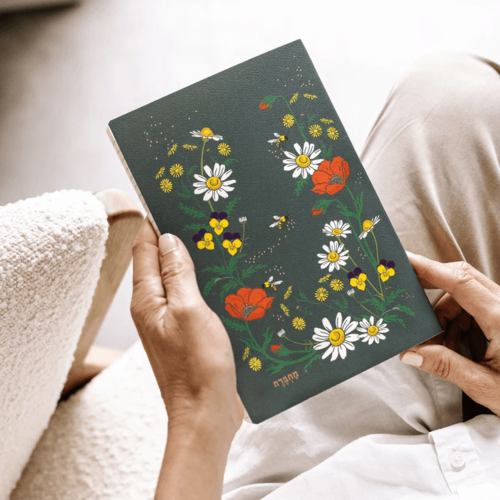 מחברת כריכה רכה שורה: Garden Flowers