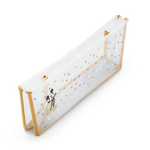 Flexi Bath X-large אמבטיה מתקפלת גדולה לשימוש בבית ובנסיעות עם פקק משנה צבע - Mickey Celebration