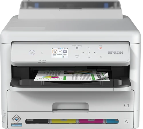 מדפסת צבעונית משרדית Epson WorkForce Pro WF-C5390DW אלחוטית ודו־צדדית       