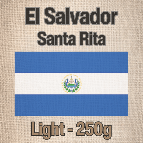 250 גרם פולי קפה בריוסו אל סלבדור בהיר Caffe Brioso El Salvador Santa Rita Light Roast