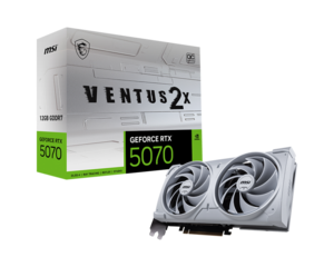 כרטיס מסך MSI RTX 5070 12G VENTUS 2X OC WHITE