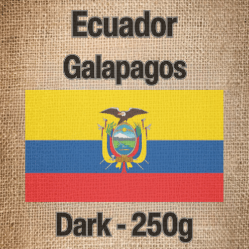 250 גרם פולי קפה בריוסו אקוודור כהה Caffe Brioso Ecuador Galapagos Dark Roast