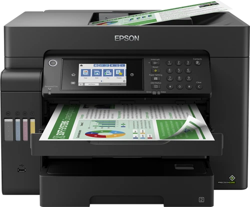 מדפסת משולבת צבעונית A3‏ Epson EcoTank L15160 
