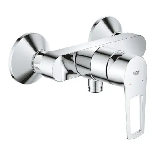 סוללה למקלחת גרואה BauLoop 23634001 מבית Grohe בסגנון מותאם לאדריכלים.