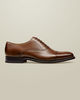 נעל אלגנטי חומה - Dark tan leather Oxford shoe