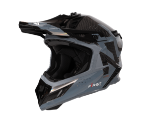 קסדת פירסט קרבון שחור / אפור - F1RST STRIKER CARBON