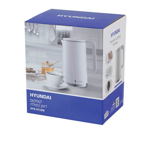 ‏קומקום חשמלי ‏1.7 ‏ליטר Hyundai HYK8718W יונדאי