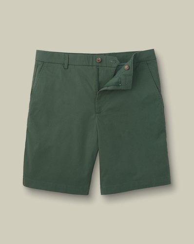 מכנסיים קצרים כותנה  - Green Cotton Short