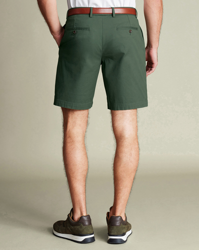מכנסיים קצרים כותנה  - Green Cotton Short