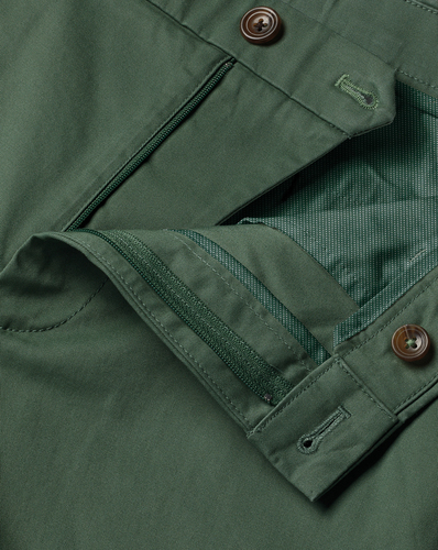 מכנסיים קצרים כותנה  - Green Cotton Short