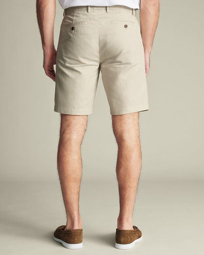 מכנסיים קצרים כותנה פשתן - Stone  cotton linen short