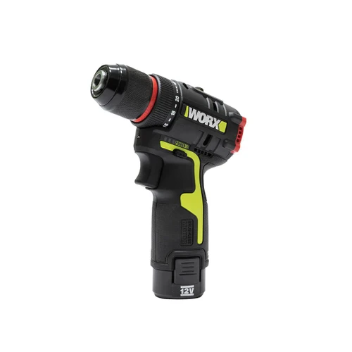 מברגה/מקדחה נטענת בראשלס + סוללה WORX WU130 12V 2Ah