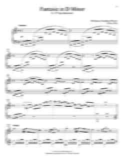 תווים דיגיטליים לפסנתר Mozart : Fantasy in D Minor, K. 397	