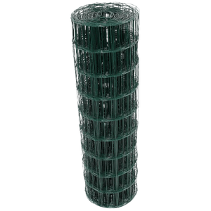 גדר רשת ירוקה מולחמת מצופה PVC | במידה 0.8X25 מטר |