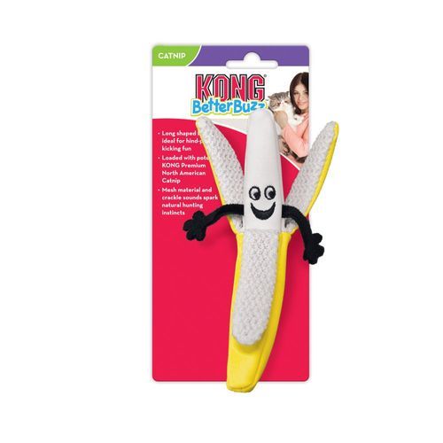 קונג Kong לחתול Better Buzz צעצוע בננה עם קטניפ
