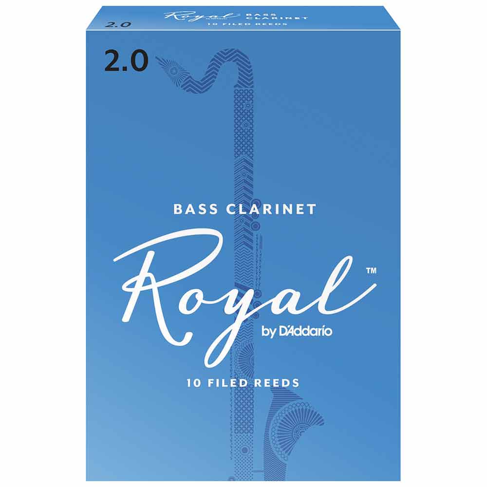Rico Royal Bass Clarinet Reeds 2.0 - Box of 10