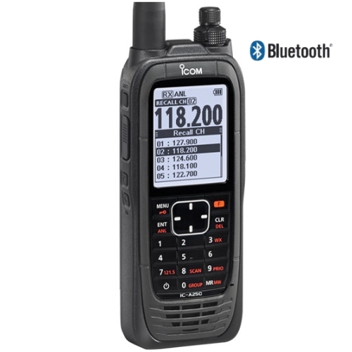 IC-A25NE <p> מכשיר קשר אווירי נישא כולל GPS ובלוטוס מתקדם