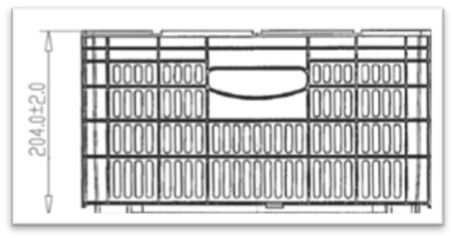 ארגז תנובה קטן  - יד שניה 40*30*20h