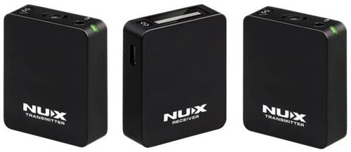 מיקרופון אלחוטי כפול למצלמה NUX B-10 DUAL Vlog Camera Wireless Microphone