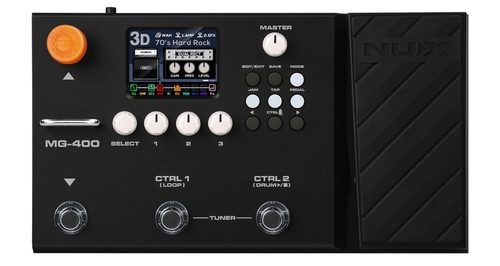 מולטי אפקט לגיטרה NUX MG-400 Modelling Guitar & Bass Processor