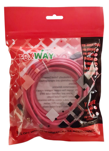 כבל RCA 5 מטר FOXWAY