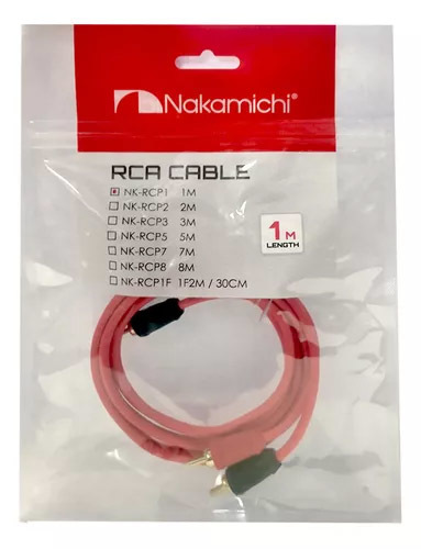 כבל 1 RCA מטר NAKAMICHI