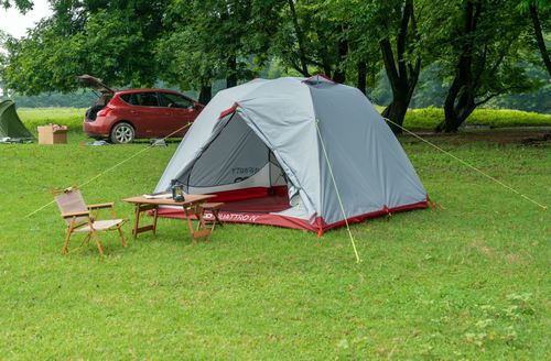 אוהל טרקים ל-4 אנשים QUATTRO IV TREKKING TENT - INFINITY 