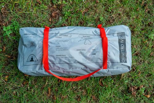 אוהל טרקים ל-4 אנשים QUATTRO IV TREKKING TENT - INFINITY 