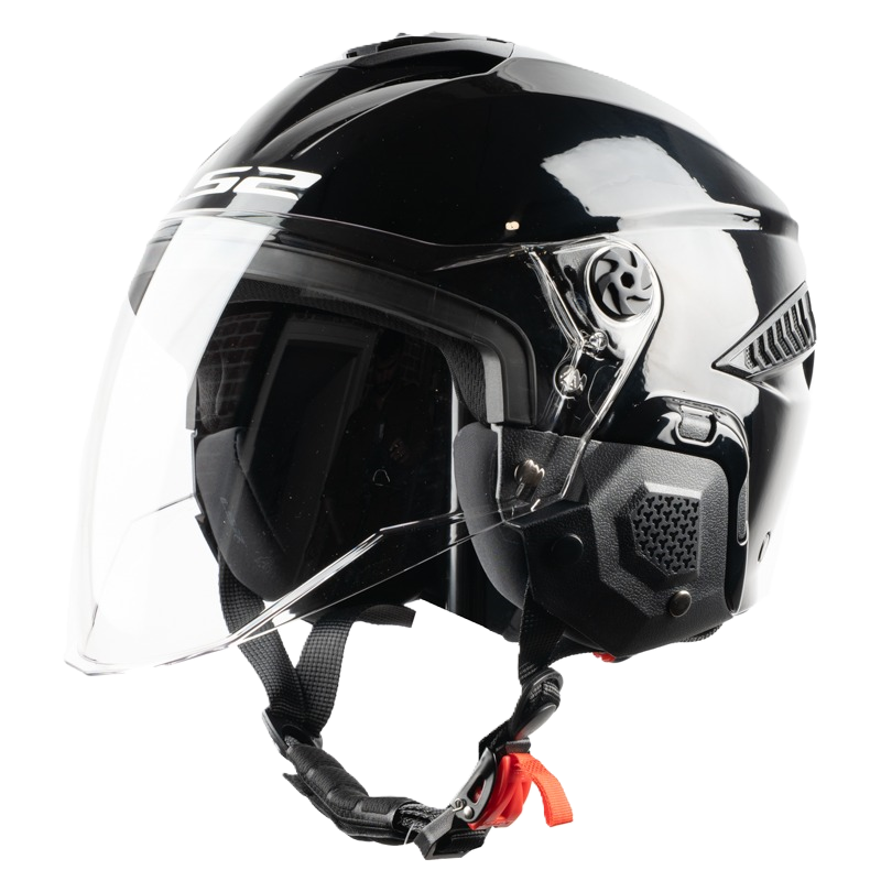 קסדת אופניים / קורקינט אל אס 2 שחור  - LS2 OF610 E-BIKE HELMET