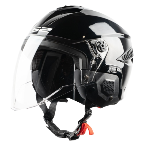 קסדת אופניים / קורקינט אל אס 2 שחור  - LS2 OF610 E-BIKE HELMET