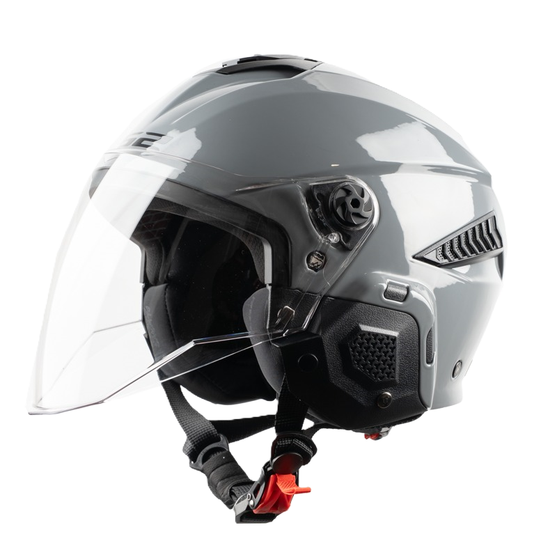 קסדת אופניים / קורקינט אל אס 2 אפור בטון - LS2 OF610 E-BIKE HELMET