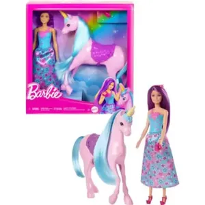 בובה ברבי סוס ובובה ענק -HYT62 BARBIE