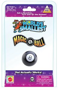 Magic 8 Ball הקטן בעולם (שממש עובד) התשובה לכל שאלה, בגודל כיס