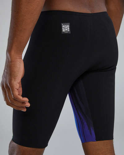 חליפה טכנית SHOCKWAVE HIGH WAIST JAMMER LIME/NAVY
