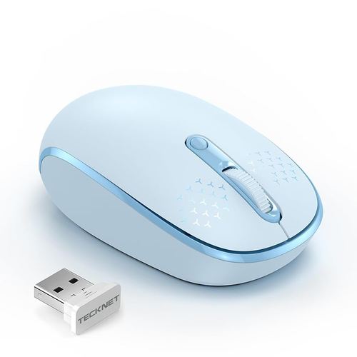 עכבר אלחוטי 2.4GHZ MEETION 3 BUTTONS BLUE/WHITE MT-R545