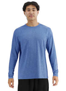 חולצה נגד שמש שרוולים ארוכים SUNDEFENSE GREY/BLUE