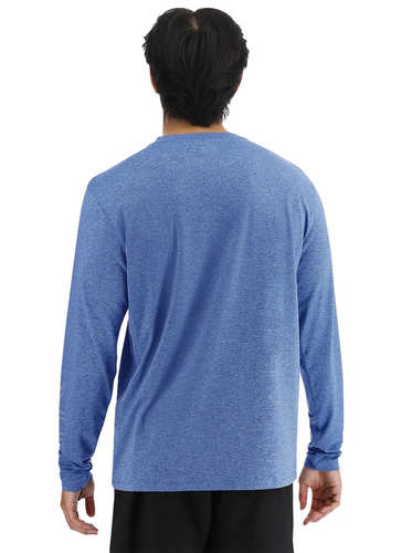 חולצה נגד שמש שרוולים ארוכים SUNDEFENSE GREY/BLUE