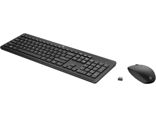 סט מקלדת ועכבר אלחוטי שחור HP 235 1Y4D0UT ENG/HEB