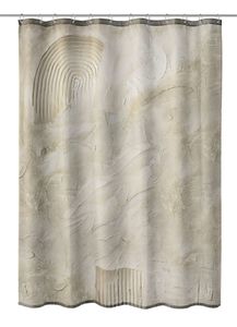 וילון פוליאסטר לאמבטיה 180x200 סמ Art -בז