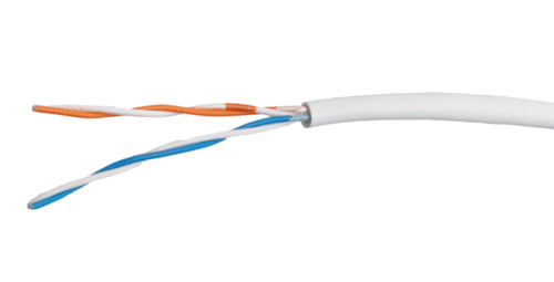 כבל טלפון 2 זוגות, 200 מטר CCAM, בידוד HDPE, עבור POTS ו-DSL