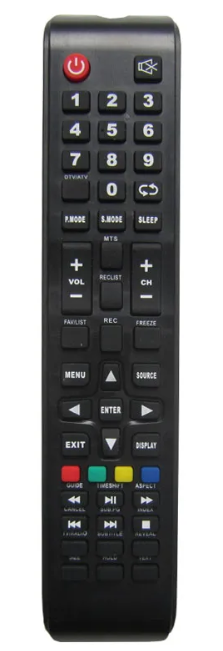 שלט תואם רחוק לטלוויזיה פילוט ELCO LCD LED TV 