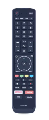 שלט רחוק תואם לטלוויזיה סמארט הייסנס Hisense EN3L39H