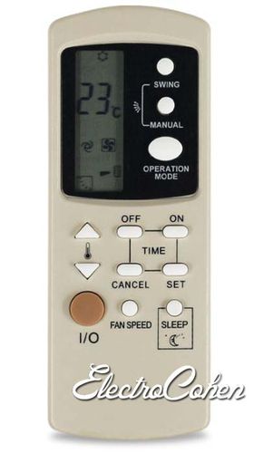 שלט תואם רחוק למזגן אלקטרה ELECTRA
