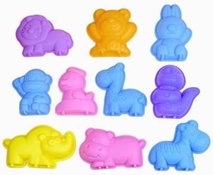 10 תבניות חיות לחול / בצק / שלג קינטי